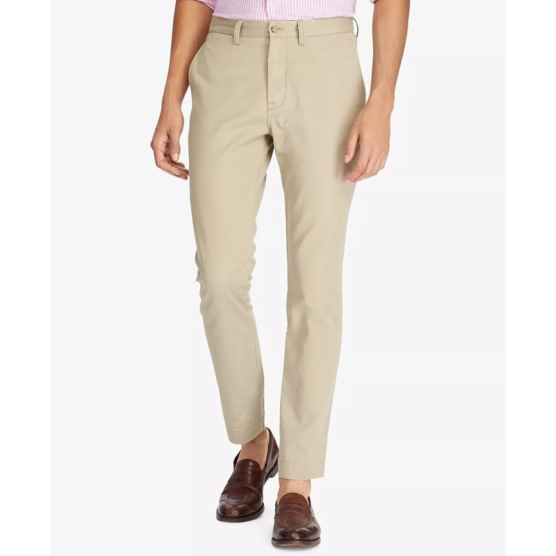 Polo Ralph Lauren Men's Classic Fit Bedford Chino Pants Valley Tan Beige 38 x 30