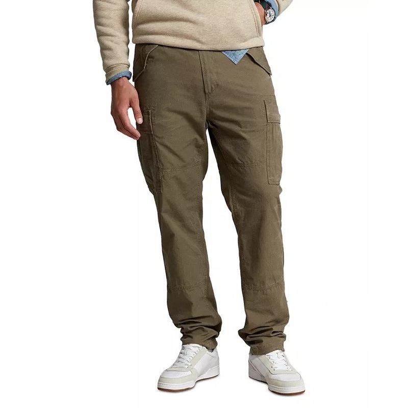 Polo Ralph Lauren Men's Classic Tapered Fit Canvas Cargo Pants Green 50 x 30