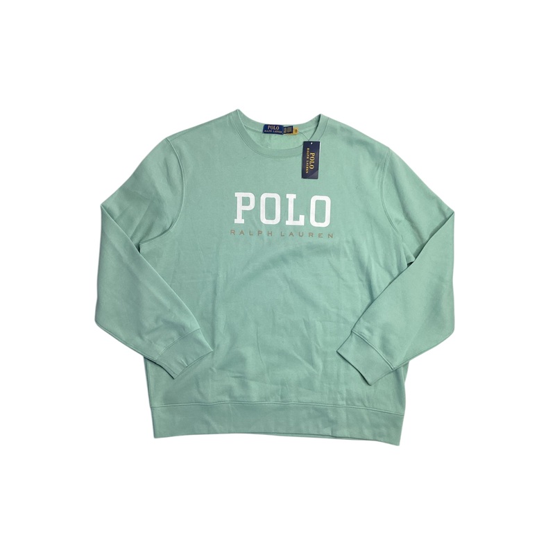 Polo Ralph Lauren Mens Crewneck Sweatshirt Large Mint Green