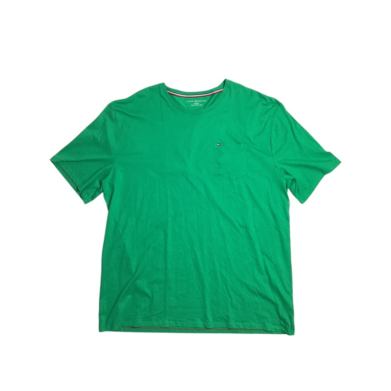 Tommy Hilfiger Men's Classic Fit Green Pocket T Shirt 3XL XXXL