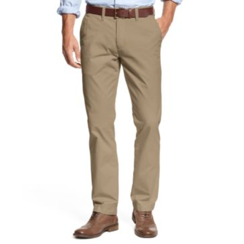 Tommy Hilfiger Mens Slim Fit Chino Pants Khaki Beige 32 x 30