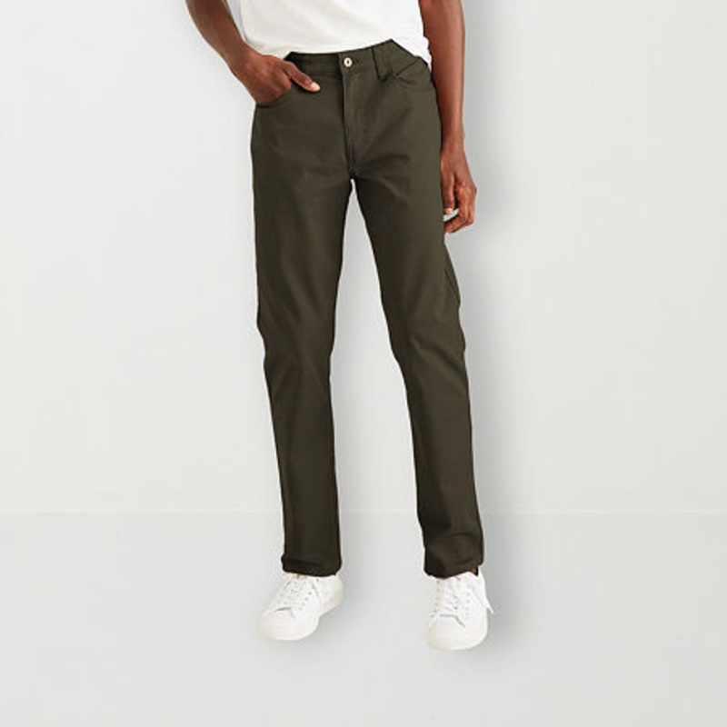 Dockers Men's Performance Straight Fit Tech Pants Fern Brown 34 x 32