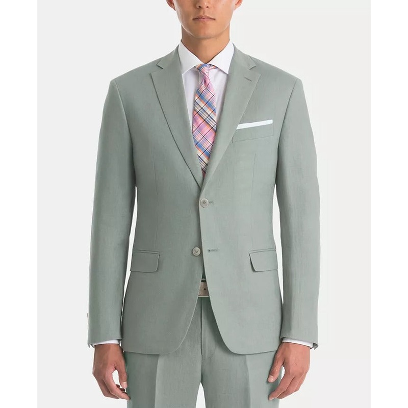 Lauren Ralph Lauren Men's UltraFlex Classic-Fit Sage Linen Sport Coat 43R Green