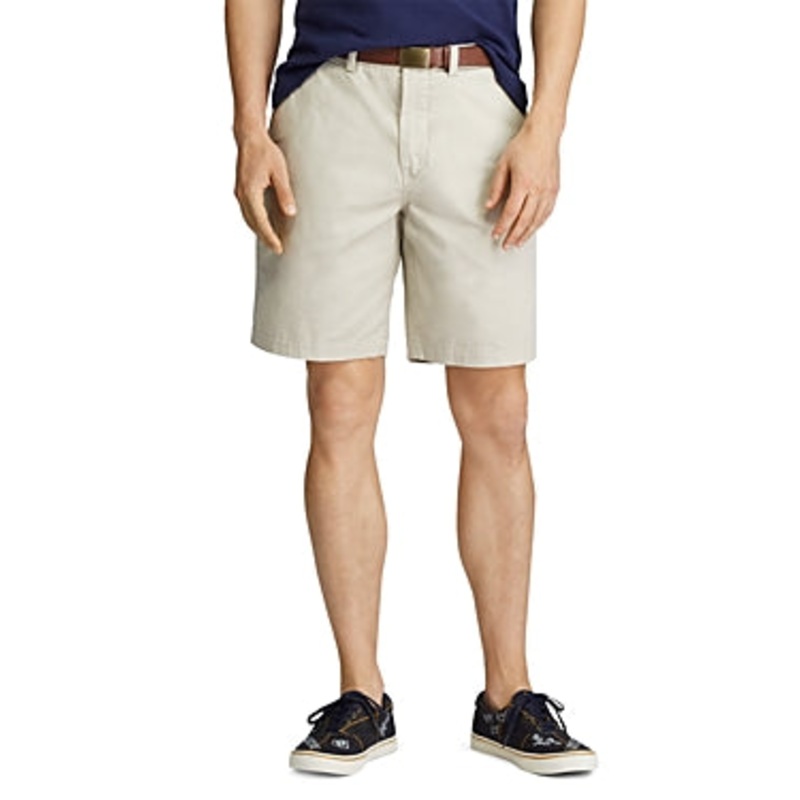 Polo Ralph Lauren 9.5-Inch Stretch Cotton Classic Fit Chino Shorts Size 38 Beige