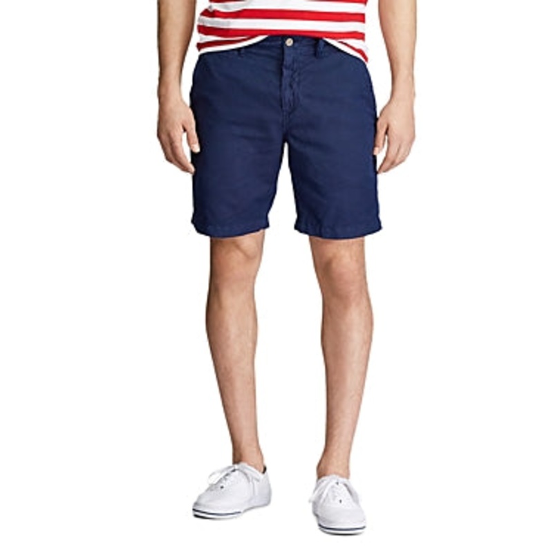 Polo Ralph Lauren Mens Straight Fit 8.5" Chino Shorts Navy 35