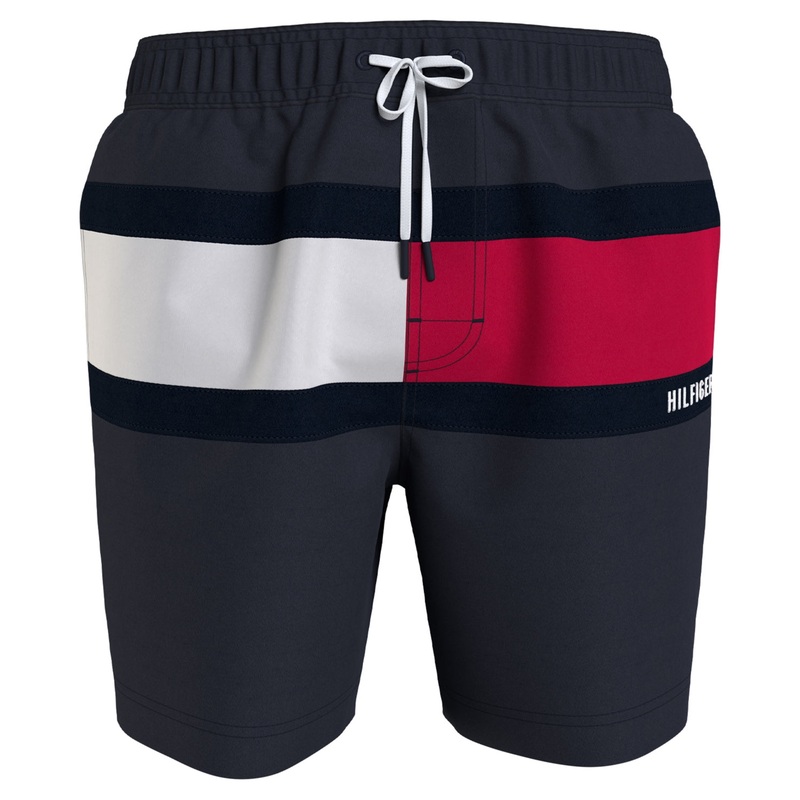 Tommy Hilfiger Mens Big and Tall Swim Trunks Sky Captain Large Tall
