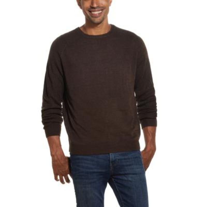 Weatherproof Vintage Mens Crewneck Brown Bear Soft Touch Sweater Large