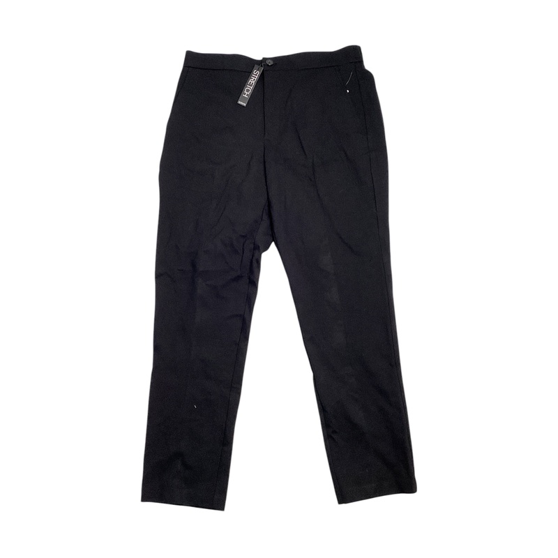 Alfani Men's Modern Knit Suit Dress Pants Deep Black 34 x 32