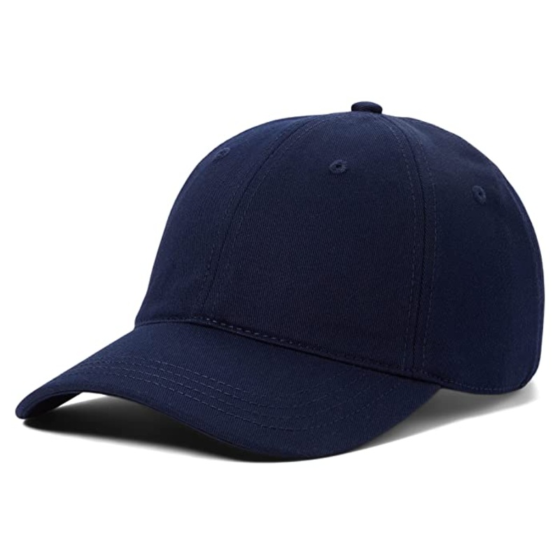 Lacoste Unisex Organic Cotton Twill Cap Blue One size