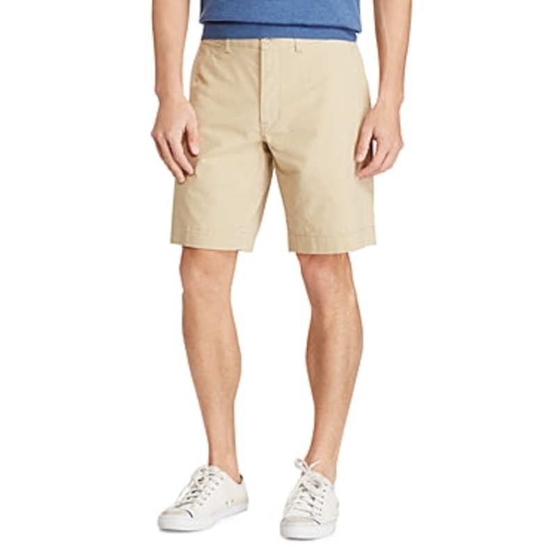 Polo Ralph Lauren 9.5-Inch Stretch Cotton Classic Fit Chino Shorts Size 34 Beige