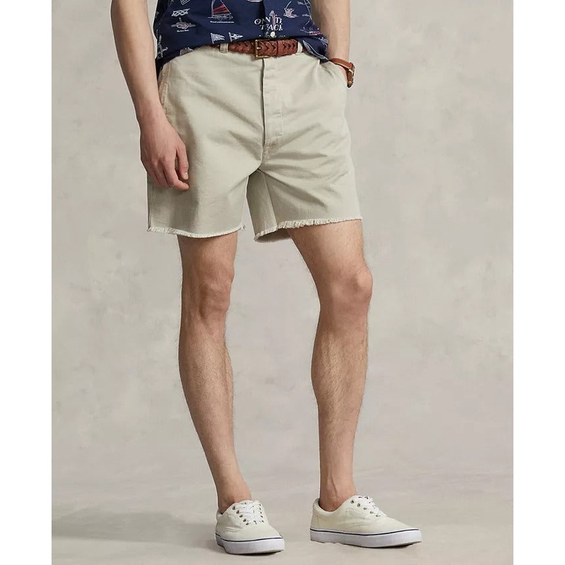 Polo Ralph Lauren Men's 6-Inch Burroughs Relaxed Fit Chino Cutt Off Shorts 33