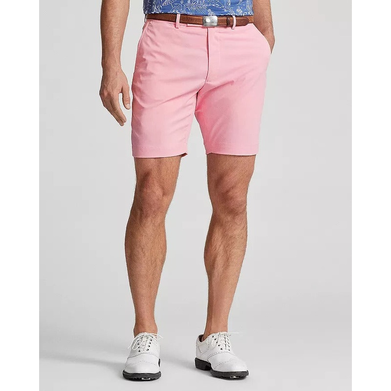 Polo Ralph Lauren RLX Stretch Twill Tailored Fit 9" Performance Shorts 38 Pink