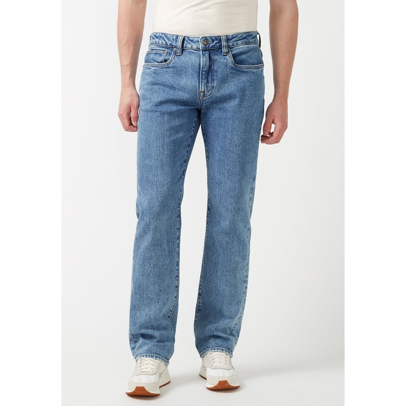 Buffalo David Bitton Men's Relaxed Straight Driven Jeans Blue 32 x 32