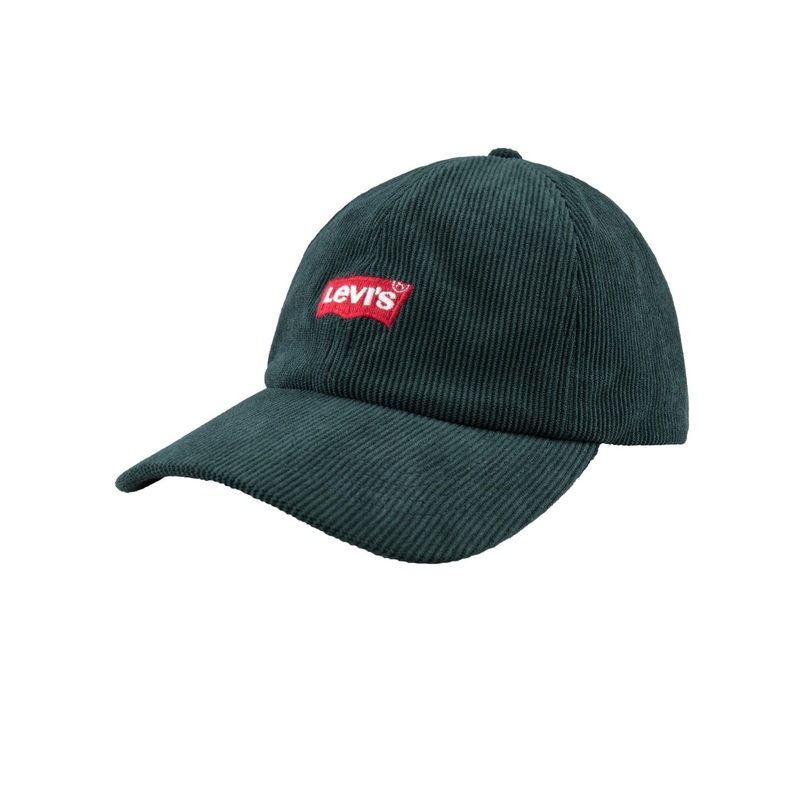 Levis Men's Corduroy Teal Six Panel Snapback Cap Teal