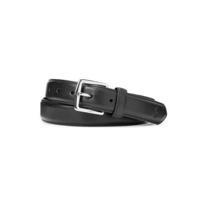 Polo Ralph Lauren Men's Full Grain Leather Dress Belt  Black 40