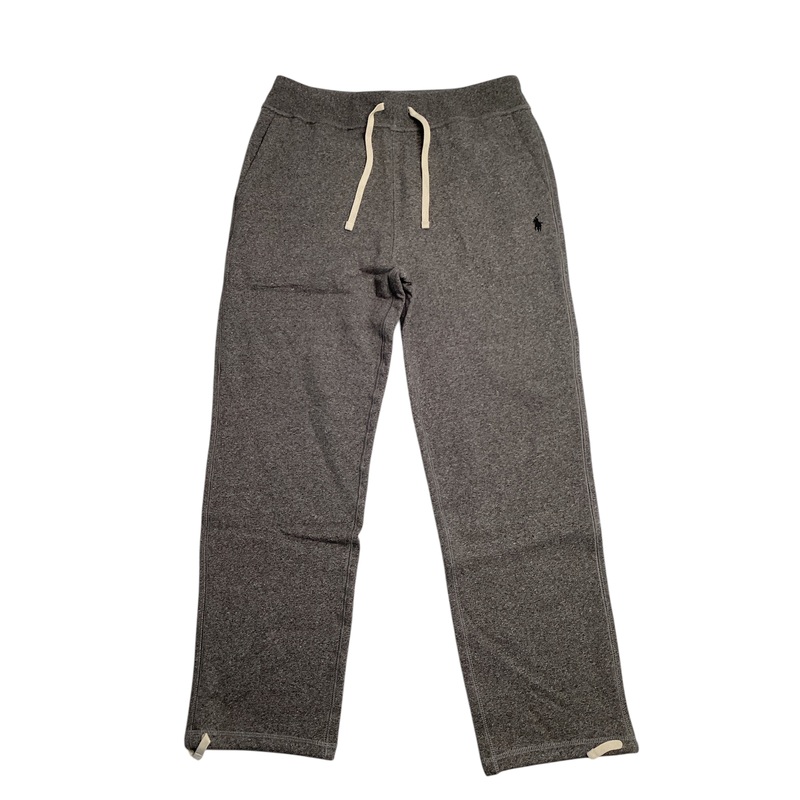Polo Ralph Lauren Mens Fleece Lined Sweatpants Large Dark Grey