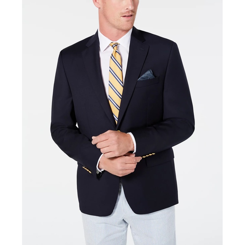 Lauren Ralph Lauren Men's Classic-Fit Navy Blazer Sport Coat 38S Gold Buttons