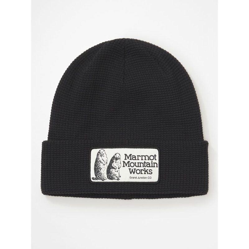 Marmot Mens Haypress Beanie Hat Black