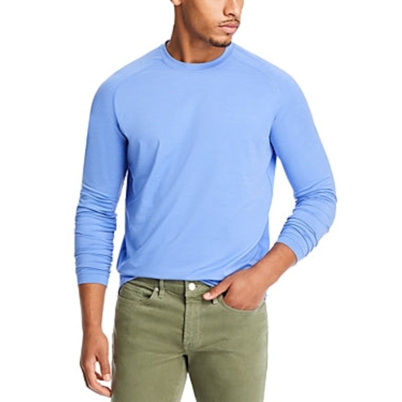 Peter Millar Mens Crown Sport Cradle Performance Crewneck Sweater Blue XXL