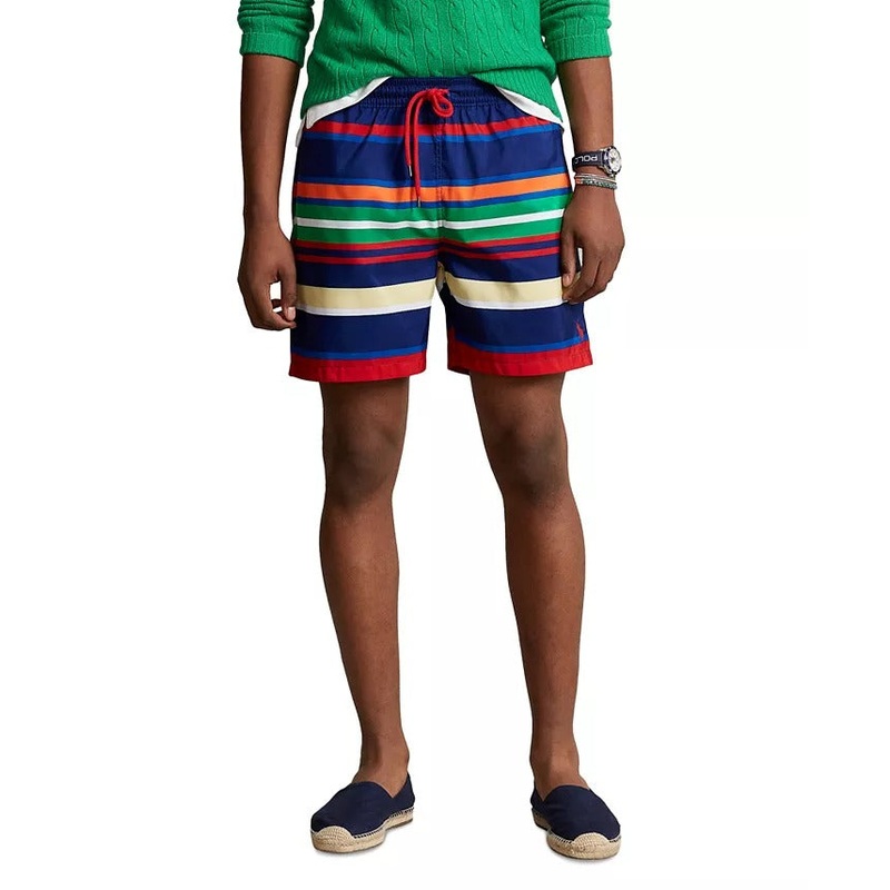 Polo Ralph Lauren Men's 5-3/4" Traveler Classic Swim Trunks Small Blue