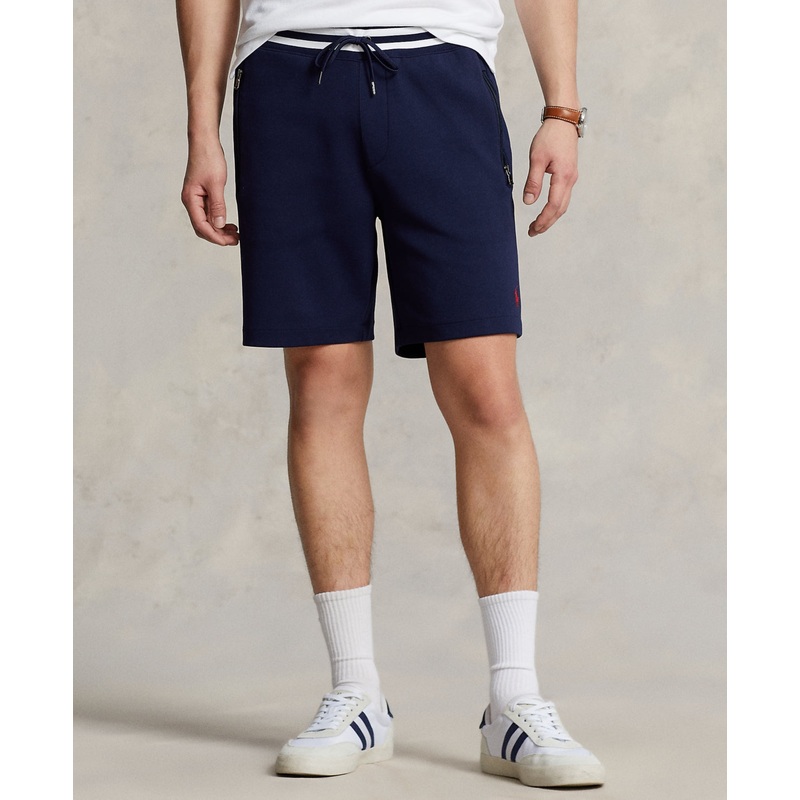 Polo Ralph Lauren Men's 7.5 Double Knit Shorts Cruise Navy Blue Small