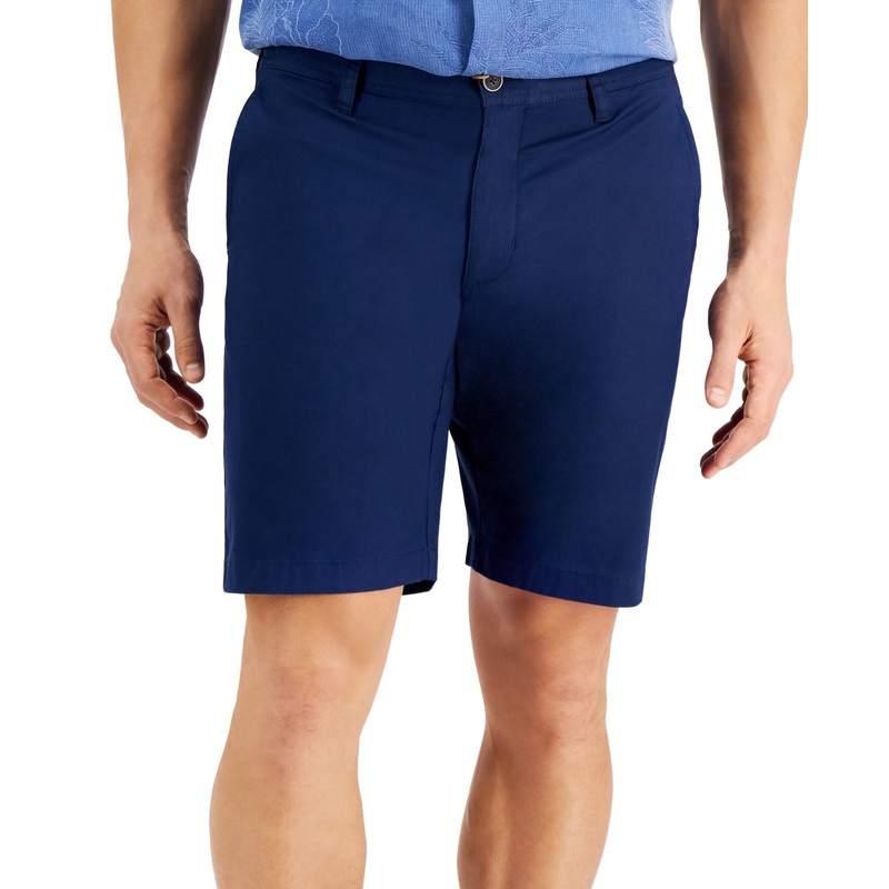 Tommy Bahama Mens 10" Chino Shorts Salty Bay Stretch Maritime 33