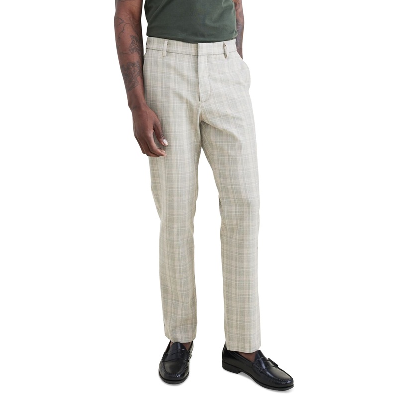 Dockers Mens Slim Fit City Tech Pants Sahara Khaki Beige 32 x 30