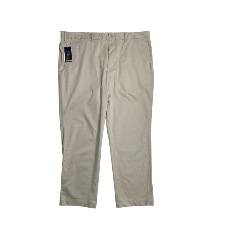 Polo Ralph Lauren Mens Tailored Golf Fit Performance Pants 42 x 30 Beige Tan