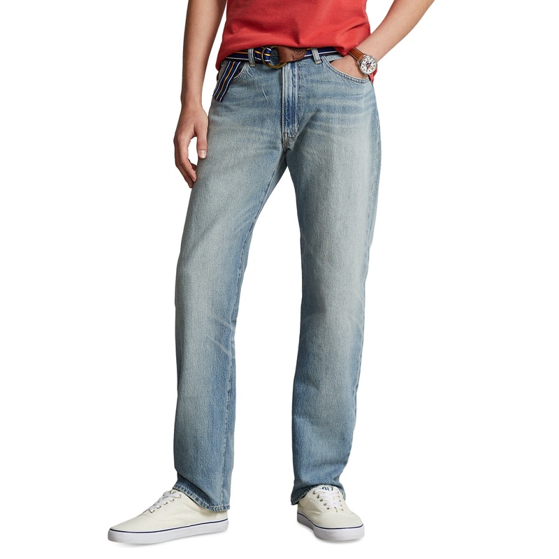 Polo Ralph Lauren Mens Vintage Classic Fit Jeans Andrews Wash Blue 36 x 30