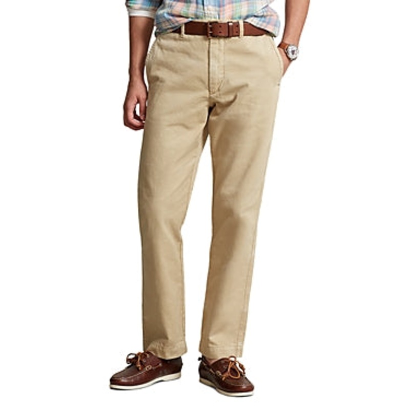 Polo Ralph Lauren Relaxed Fit Garment Dyed Twill Chino Pants 30 x 32 Khaki