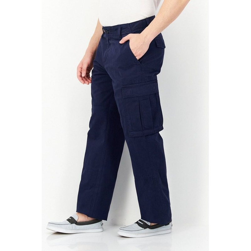 Tommy Hilfiger Men's Regular Fit Cargo Pants 38 x 30 Navy Blue