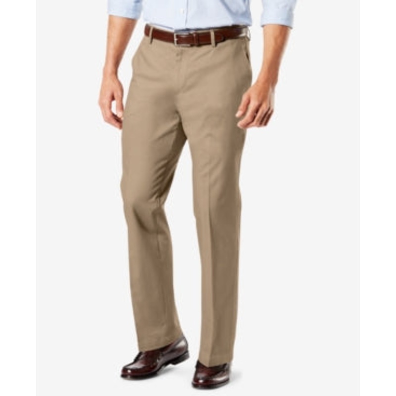 Dockers Mens Big and Tall Classic Fit Khaki Dress Pants Dark Beige 40 x 36