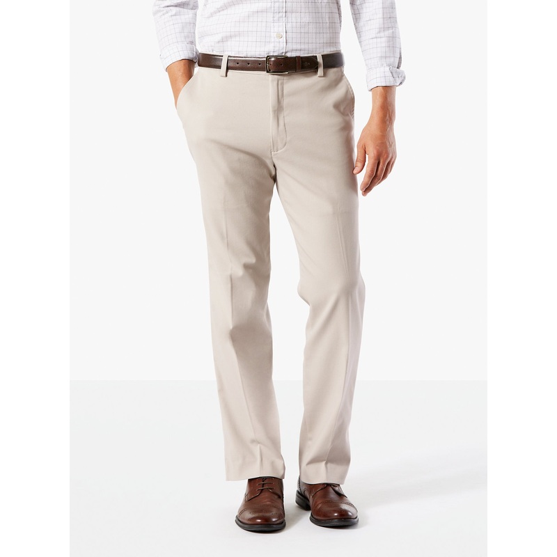 Dockers Mens Easy Stretch Classic Fit Khaki Pants Cloud Beige 38 x 34