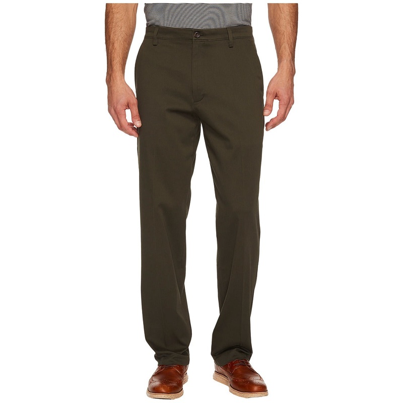 Dockers Mens Easy Stretch Classic Fit Khaki Pants Olive Grove Green 36 x 29