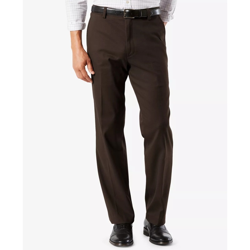 Dockers Mens Easy Stretch Khaki Pants Classic Fit Olive Green 40 x 30