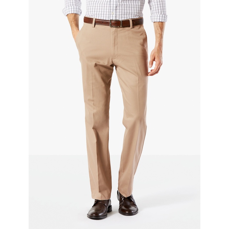 Dockers Mens Easy Stretch Pants Timber Wolf Beige 34 x 30