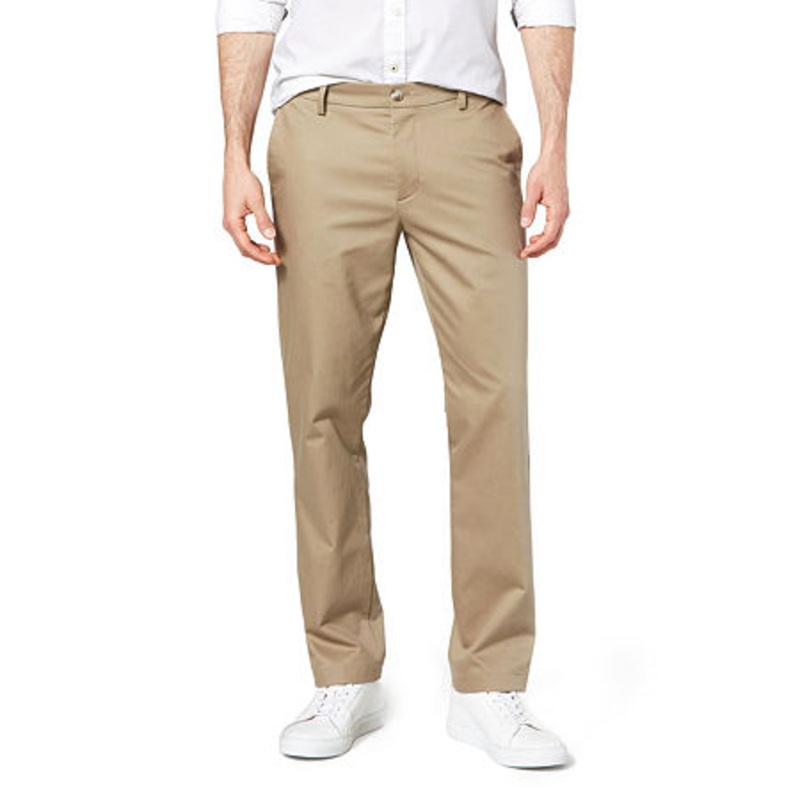Dockers Mens Signature Fit Slim Taper Khaki Pants New British Beige 32 x 29