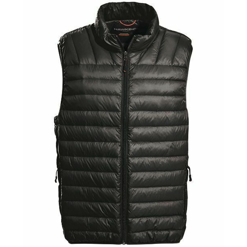 Hawke Co. Mens Packable Puffer Vest Black Medium