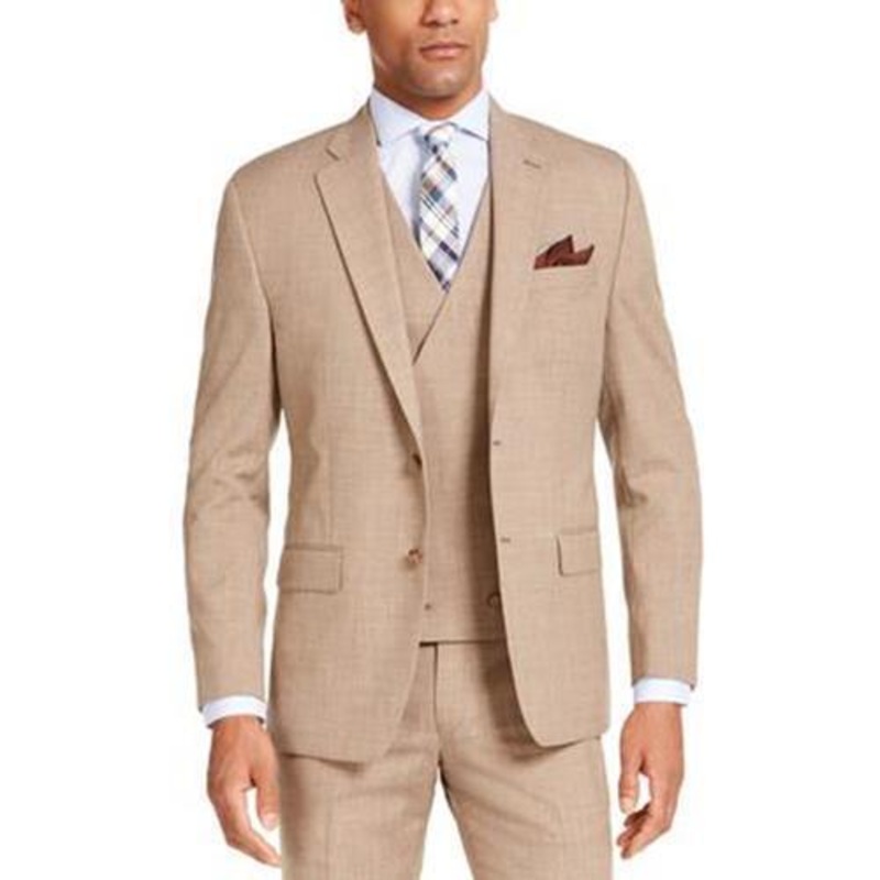 Lauren Ralph Lauren Mens Classic Fit Sport Coat Jacket 52R Tan