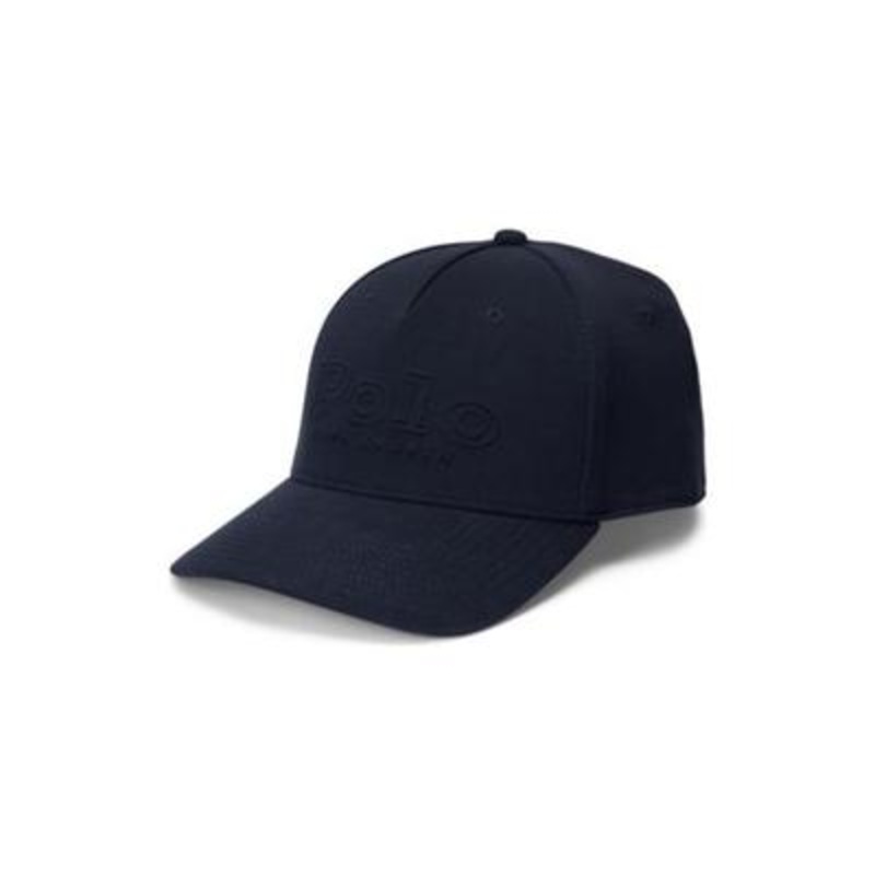 Polo Ralph Lauren Men's Double Knit Jacquard Baseball Cap Hat Aviator Blue