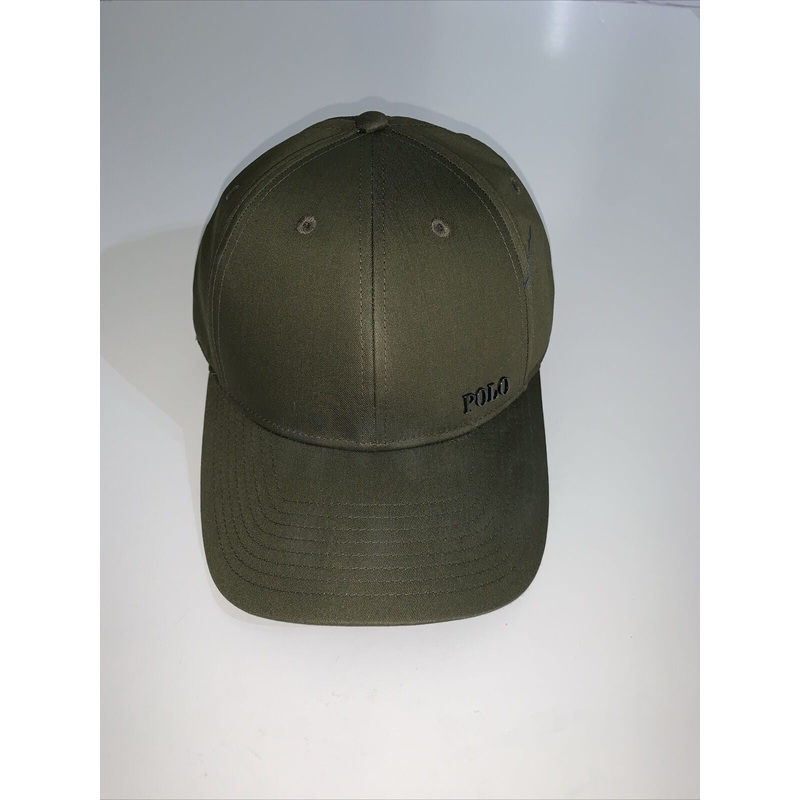 Polo Ralph Lauren Mens Baseball Cap Hat Logo Plaque Armadillo Green Adjustable