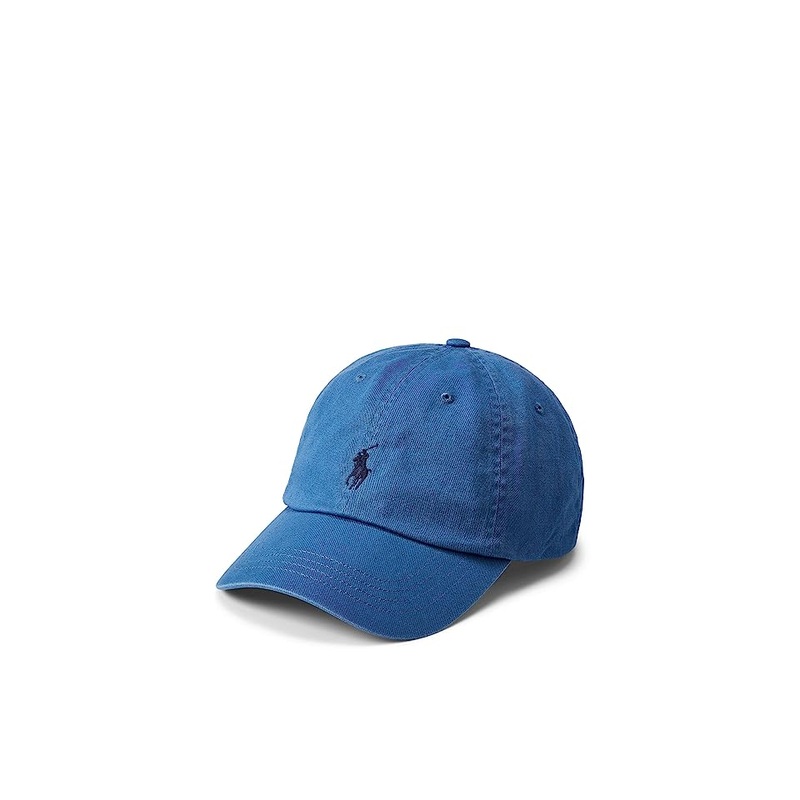 Polo Ralph Lauren Mens Cotton Chino Ball Cap Baseball Hat Nimes Blue