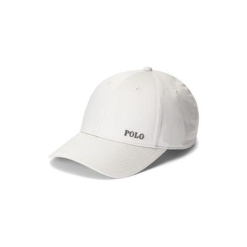 Polo Ralph Lauren Mens Logo Plaque Ball Cap Baseball Hat Dove Grey