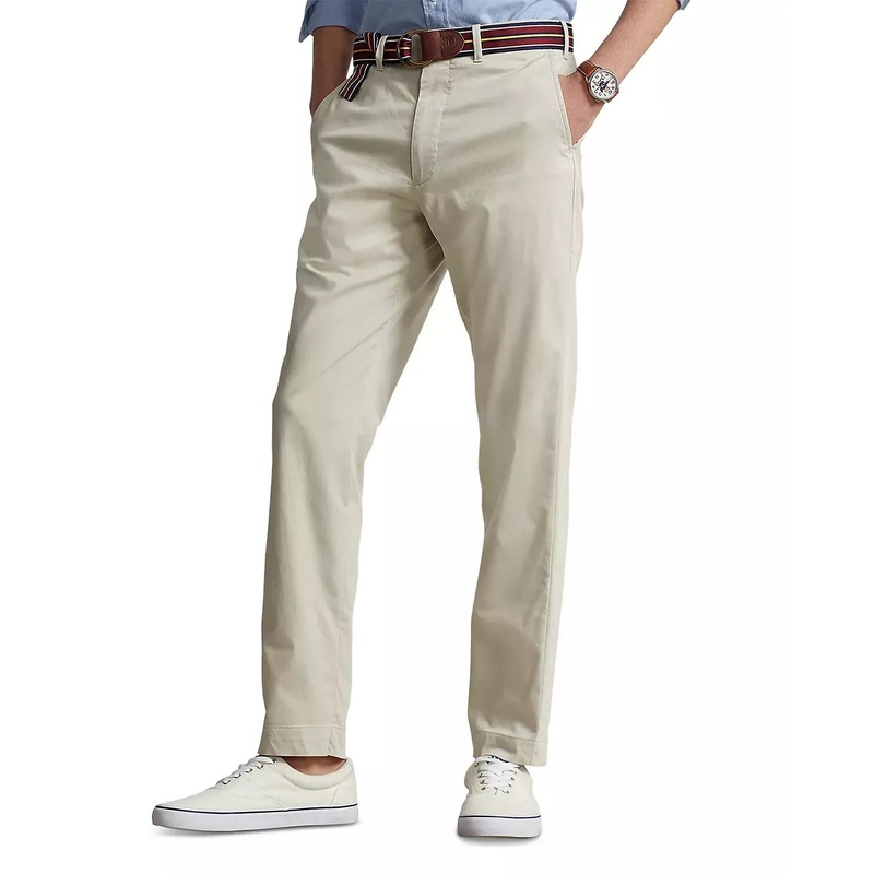 Polo Ralph Lauren Mens Tailored Fit Stretch Chino Pants 34 x 34 Light Beige