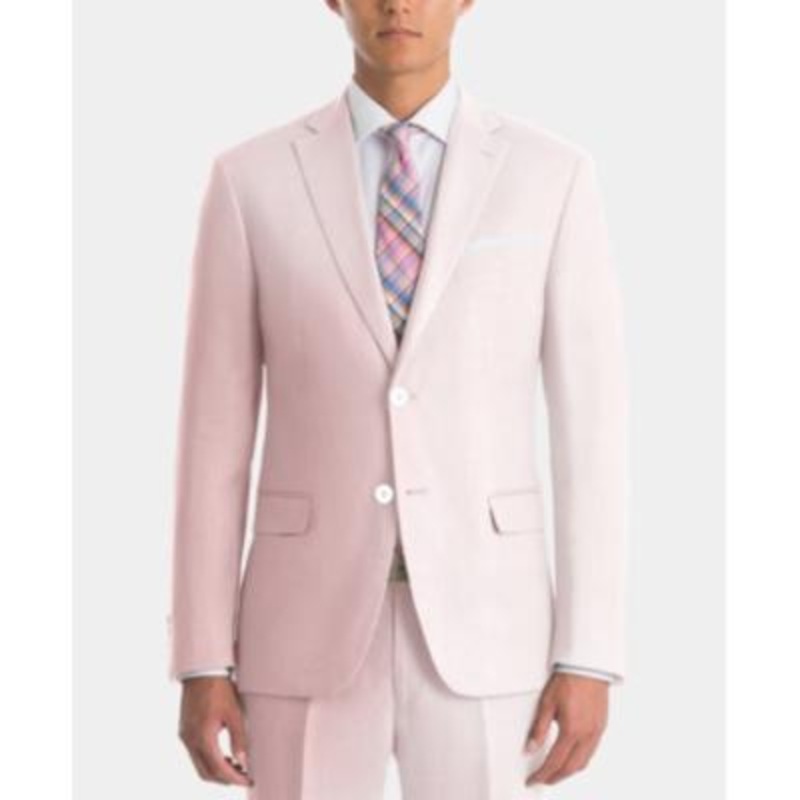 Lauren Ralph Lauren Mens UltraFlex Classic Fit Sport Coat Blazer Pink 38R