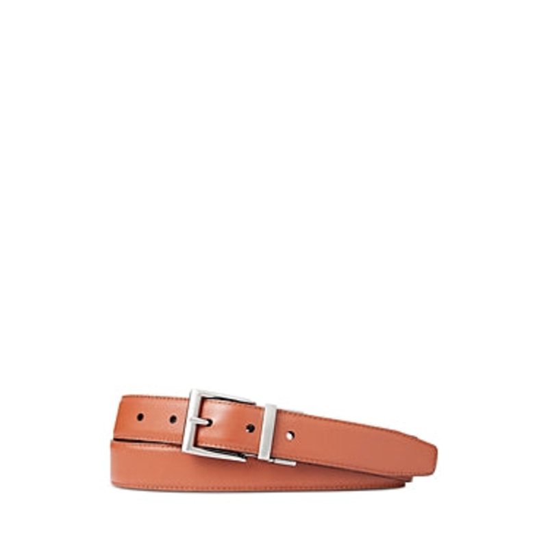 Polo Ralph Lauren Mens Reversible Leather Belt Size 40 Cognac / Brown