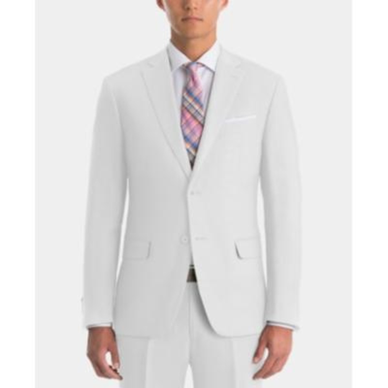 Ralph Lauren Men's UltraFlex Classic Fit Sport Coat Blazer White 42S