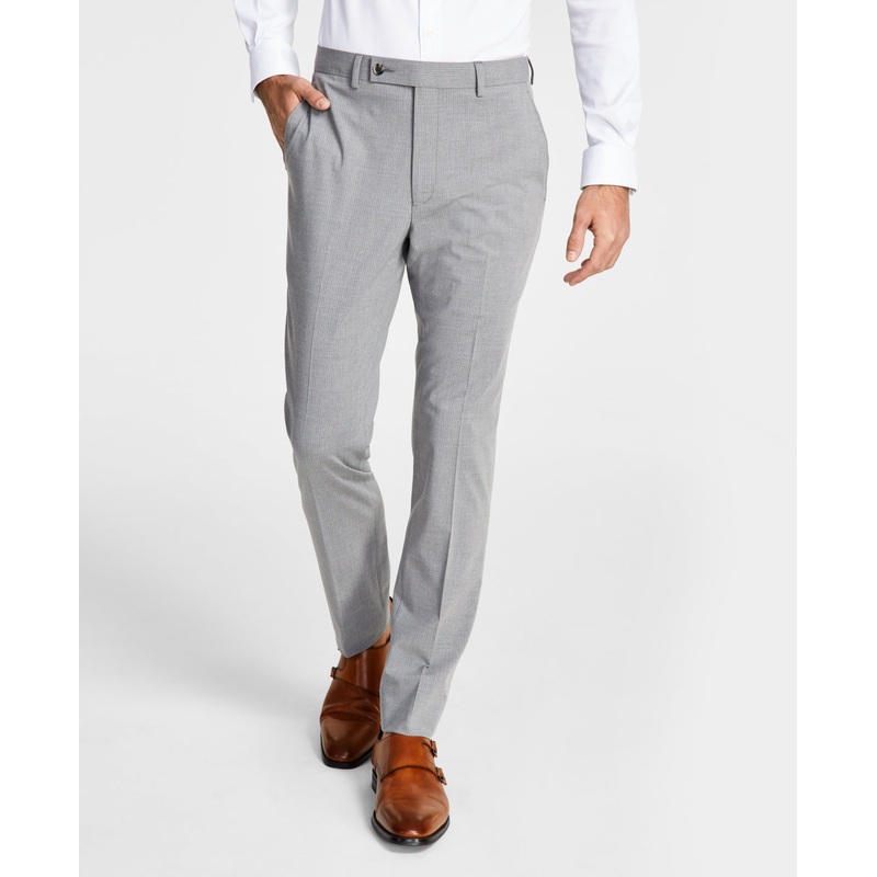 Ben Sherman Skinny Fit Stretch Dress Suit Pants Greywhite Pinstripe 32 x 32
