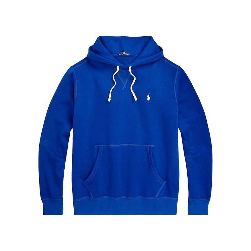 Polo Ralph Lauren Mens RL Fleece Hoodie Sweatshirt Large Sapphire Star Blue