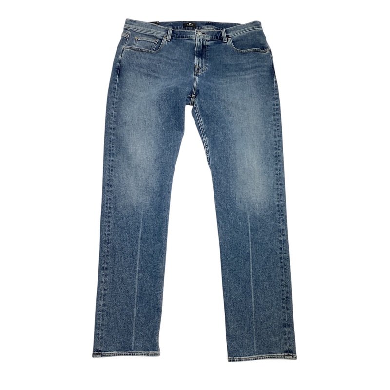 7 For All Mankind Mens Tapered Straight Leg Blue Jeans Size 38